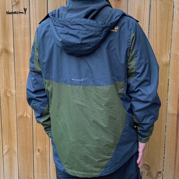 jack wolfskin jacket green